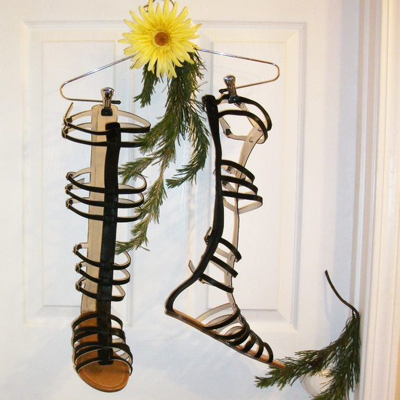 Betani Shoes - BETANI 9 Black Pocahontas-1 Gladiator Sandals